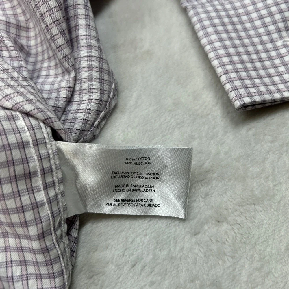 Banana Republic Slim Fit Shirt Mens Medium Multi Check Pattern Button Down‎